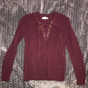Maroon sweater